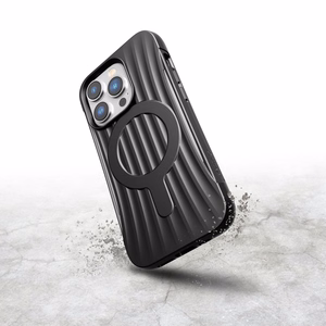 Raptic X-Doria Clutch Case iPhone 14 Pro MagSafe takakuori musta