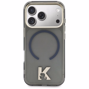 Karl Lagerfeld IML K Head Logo MagSafe Suojakuori iPhone 17 Pro:lle - Musta