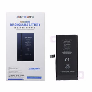 JCID Diagnosoitava (käytetty) Akku iPhone 12 Mini:lle 2460 mAh (suuri kapasiteetti)