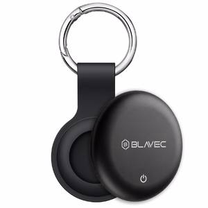 Musta Blavec BTG-02 Bluetooth-paikannin avainrenkaalla Apple- ja Android-laitteille (BTBTG02-B)