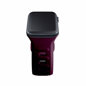 3mk-silikoniranneke Apple Watchille, 38/40/41/42 mm, Mulberry, pieni koko