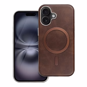 Suojakuori iPhone 11:lle Gentleman Mag Cover yhteensopiva MagSafen kanssa ruskea