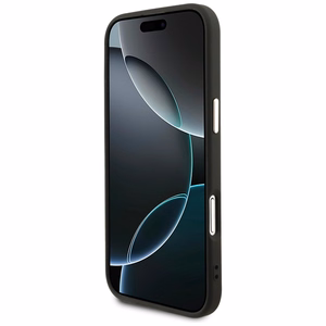 GUESS suojakuori iPhone 17 Air MagSafe-yhteensopiva GUHMP17MP4GTDGMK (4G PU W/ Triangle Logo) kultainen ja musta