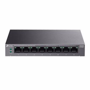 TP-Link LS108GP -kytkin, 8 PoE+-porttia