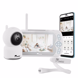 Momini BlissEye itkuhälytin 5 tuuman 1080P FULL HD -näytöllä
