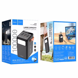 Hoco J142 varavirtalähde 22,5W+PD 20W 100000 mAh musta