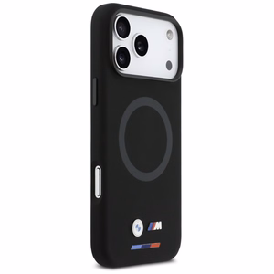 BMW M Silicon Logo MagSafe Suojakuori iPhone 17 Pro Maxille - Musta