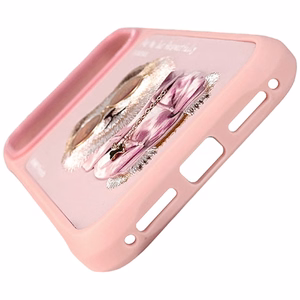 Nimmy Glasses Cool Nag Suojakuori iPhone 17 Pro Max:lle - Vaaleanpunainen