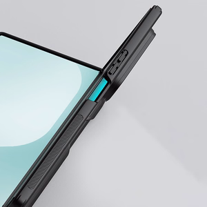 Nillkin Super Frosted Shield Fold magneettinen suojakuori Samsung Galaxy Z Fold 7, MagSafe-yhteensopiva - musta