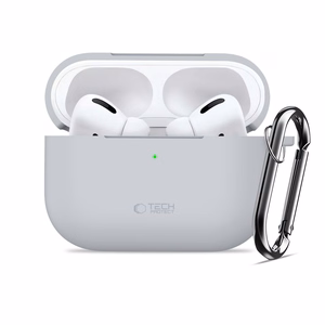 Tech-Protect Silikoninen Hook Suojakuori AirPods Pro:lle - Harmaa
