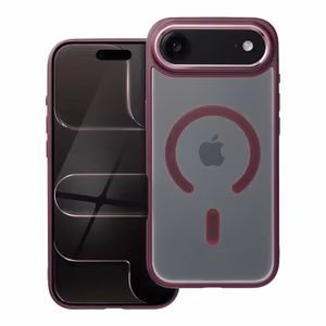 Suojakuori iPhone 17 AIR:lle Full Matte Mag Cover yhteensopiva MagSafe punainen