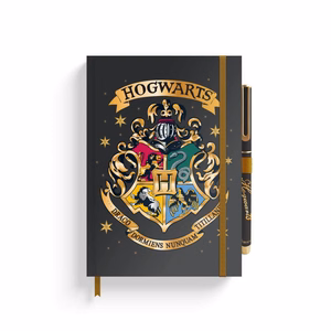 Harry Potter Hogwarts A5 -muistikirja kynällä