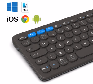 ZAGG Pro Keyboard Mid Size-hiilenharmaa-Nordic (langaton lataus latausalustalla)
