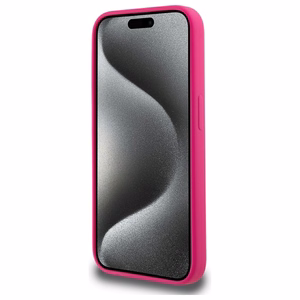 Karl Lagerfeld KLHMP15XSKHPPLF iPhone 15 Pro Max 6.7 fuksia/fuksia kovakuori Silikoninen Karl Head Print MagSafe