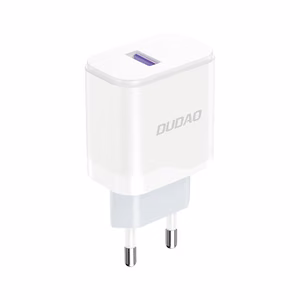 Dudao A20EU USB-A 18W verkkolaturi - valkoinen