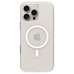 Spigen Thin Fit MagSafe Suojakuori iPhone 16 Pro Max:lle - Läpinäkyvä ja Valkoinen