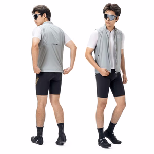 Rockbros YDMJ003 Spring/Autumn Windproof Vest Size L - White/Gray