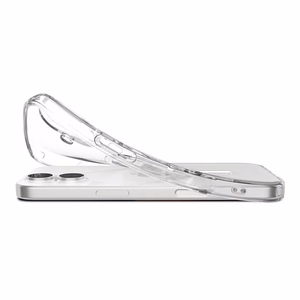 Spigen Liquid Crystal Mag Magsafe Suojakuori iPhone 17:lle Clear/White