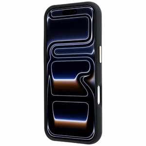 Guess Smooth & Big Strass Logo -suojakuori iPhone 18 Pro / 17 Pro – musta