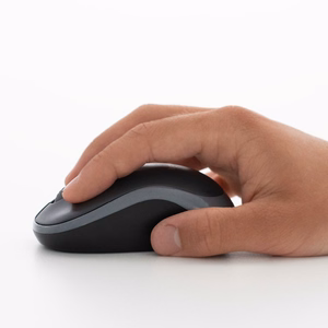 Langaton hiiri Logitech 2,4G 1000 dpi M185 harmaa