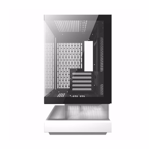 Darkflash F1 computer case (White) + 6 ARGB fans