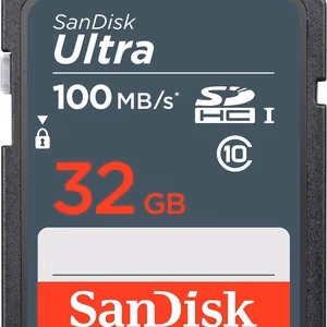 SanDisk muistikortti 32GB SDHC Ultra 100 MB/s