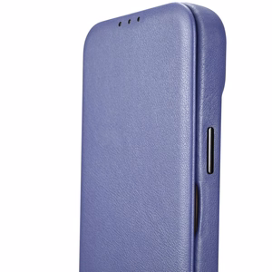 iCarer CE Premium Nahka Folio Case iPhone 14 Pro Max Magneettinen Flip Nahka Folio Case MagSafe Light Purple (WMI14220716-LP)