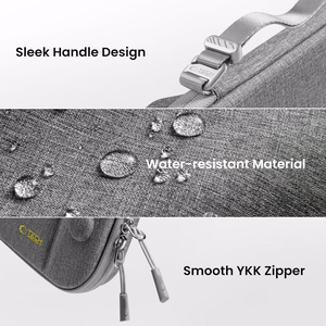 Tech-Protect Slim Pouch Nintendo Switch 2:lle - harmaa