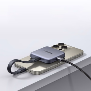 Ugreen Magnetic Memory Card Reader + 100W PD 3in1 Charger - Gray