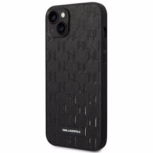 Karl Lagerfeld KLHCP14MSAKLHPK iPhone 14 Plus 6.7 "hardcase black / black Saffiano Mono Metal Logo
