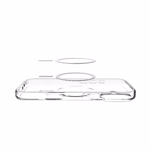 Spigen Ultra Hybrid Mag Magsafe ACS10381 Suojakuori iPhone 17:lle - kirkas/Graphite