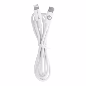 Kaapeli USB C - Lightning Forcell F-Energy PD 27W Tube 1 m C291 valkoinen