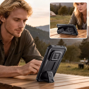 Tech-Protect Kevlar Cam+ 2-sarjan suojakuori Xiaomi Redmi Note 15 Pro 5G:lle - musta
