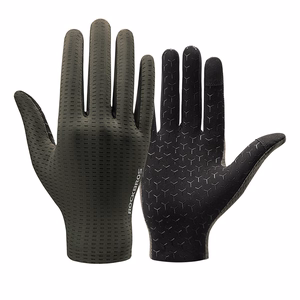 Rockbros Breathable Full Finger Cycling Gloves, Size: XL - Green