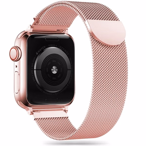 Tech-Protect MilaneseBand Ranneke Apple Watch 4/5/6/7/8/9/SE 38/40/41mm Rose Gold