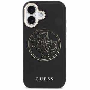 Guess Perforated 4G MagSafe Suojakuori iPhone 17:lle - Musta