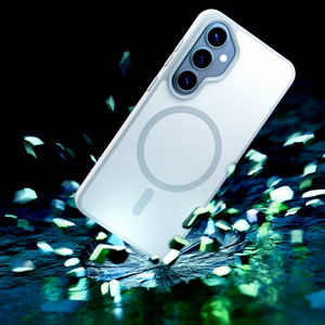 Samsung Galaxy S26+ – 3mk Smoke MagCase valkoinen puhelimen suojakuori
