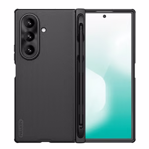Nillkin Super Frosted Shield Fold Magneettinen Suojakuori Samsung Galaxy Z Fold 7:lle, MagSafe-yhteensopiva, S Pen -tilalla - Musta