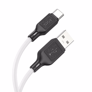 Hoco USB-A - USB-C -kaapeli 3A 1 m X90 valkoinen