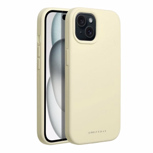 ROAR Suojakuori CLOUD SKIN iPhone 15:lle vaaleankeltainen
