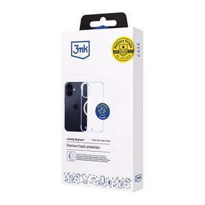 3mk Just20g MagCase Suojakuori iPhone 16:lle - läpinäkyvä
