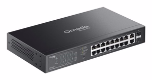 OMADA ES220GP network switch Managed Gigabit Ethernet (10/100/1000) Power over Ethernet (PoE) Black