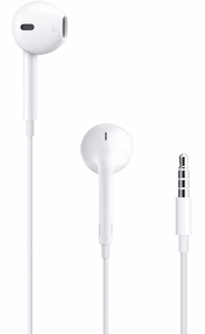 Apple EarPods MWU53ZM/A – langalliset nappikuulokkeet 3,5 mm liittimellä, valkoiset