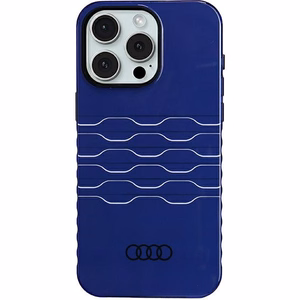 Audi IML MagSafe suojakuori iPhone 15 Pro Max:lle - sininen