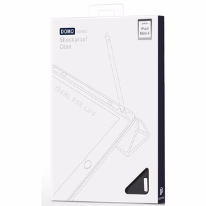 Dux Ducis DOMO -taittosuojakuori kynälokerolla iPad mini 7/6 musta
