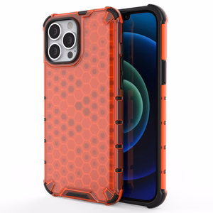 Honeycomb Asia panssari kansi TPU puskuri iPhone 13 Pro Max punainen