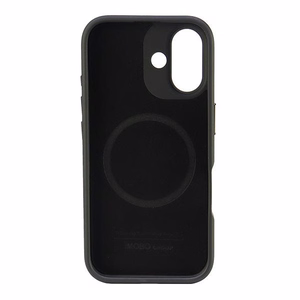 Audi Genuine Leather MagSafe iPhone 16 6.1" musta-punainen kovakuori AU-TPUPCMIP16-R8/D3-RD