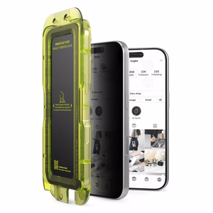 Ringke Easy Slide 2-pack Privacy Glass for iPhone 17 Pro - Black