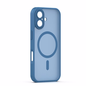 Mag Matt case for iPhone 16 6,1" dark blue camera protection