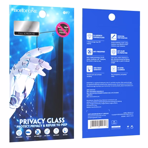Borofone Karkaistu lasi BF7 Diamond Armor Full Screen Anti-spy iPhone X/XS/11 Pro:lle - 10 kpl